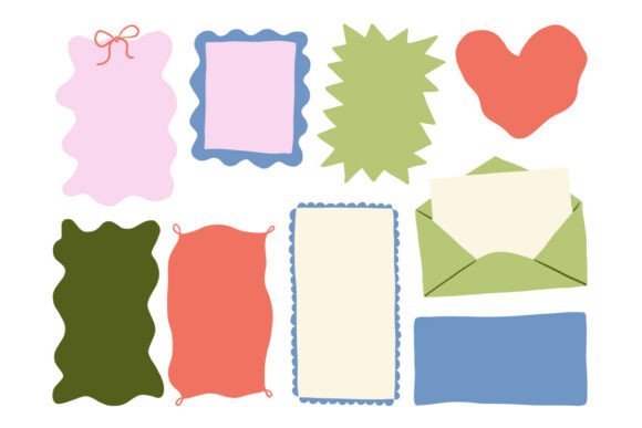 Abstract Frame Label Decorative Element: Graphics & Illustrations for Editorial Polish