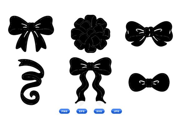 Decorative Bow Clipart Collection: Graphics & Illustrations
