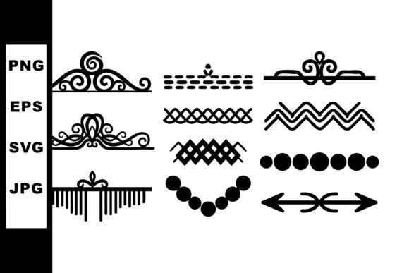 Decorative Ornamental Line Borders and D Graphics
