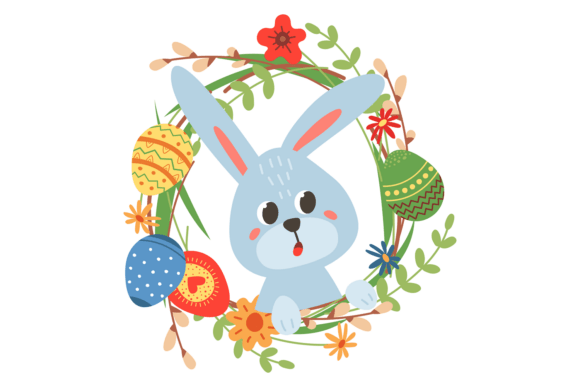 Easter Card Mascot Graphics for Branding and Marketing