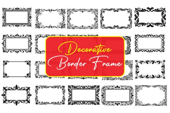 Elegant Decorative Border Frame Graphics