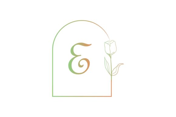 Monogram Decorative Gradient Graphics & Illustrations