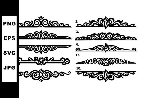 Ornamental Border Graphics for Timeless Design