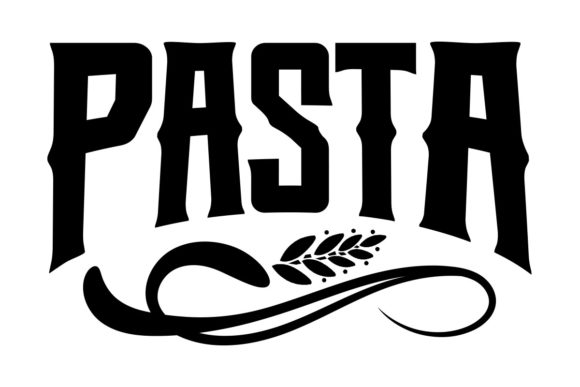 Pasta Decorative Label Graphics & Illustrations