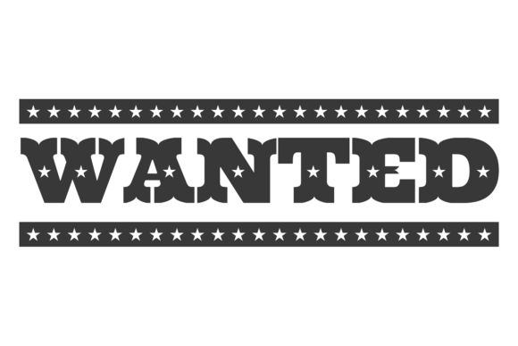 Wanted Label: A Graphic Asset for Western Vibe Branding